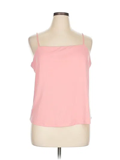 Pre-owned A New Day Sleeveless Top Pink Strapless Neckline Tops