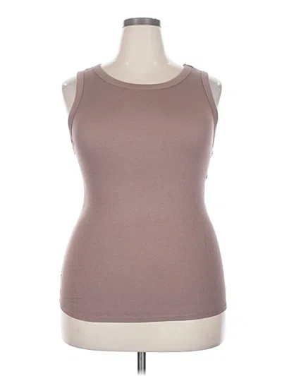 Pre-owned A New Day Sleeveless T-shirt In Brown