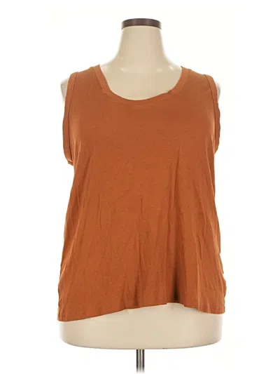 Pre-owned A New Day Sleeveless T-shirt In Brown