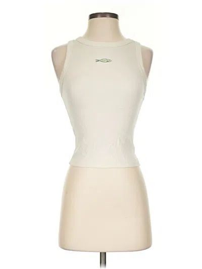Pre-owned A New Day Sleeveless T-shirt In Ivory