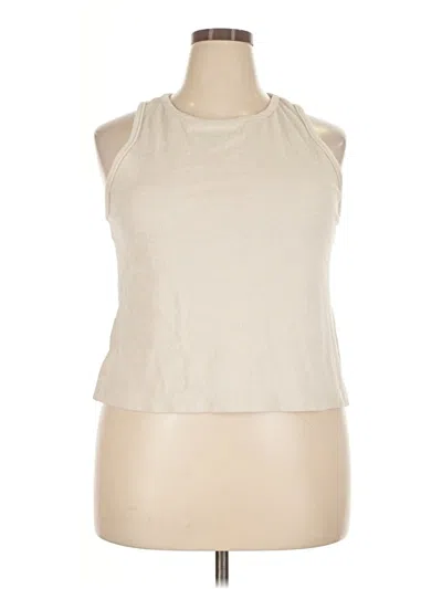Pre-owned A New Day Sleeveless T-shirt In Ivory
