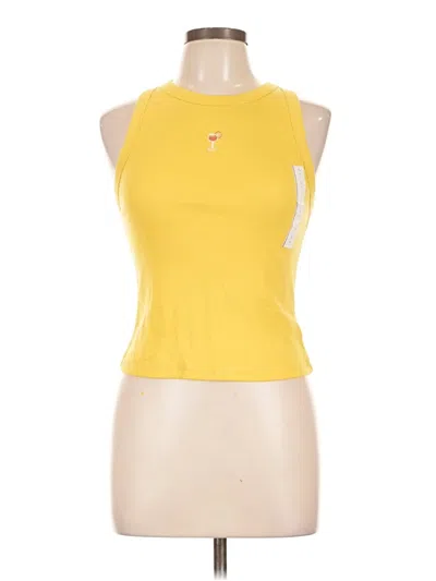 A New Day Sleeveless T-shirt In Yellow