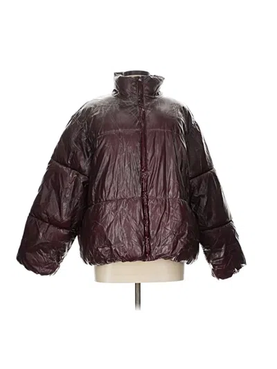 Pre-owned A New Day Snow Jacket In Burgundy