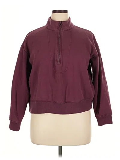 Pre-owned A New Day Sweatshirt In Burgundy