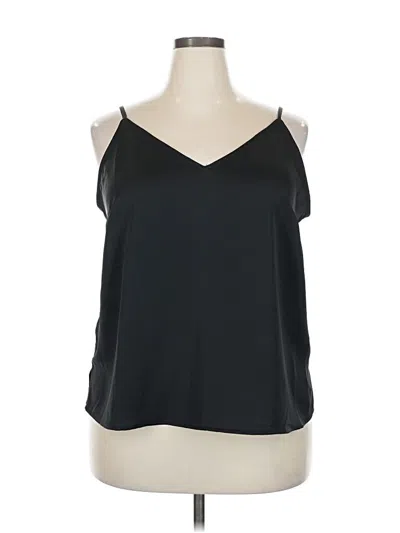 Pre-owned A New Day Tank Top Black Cold Shoulder Neckline Tops