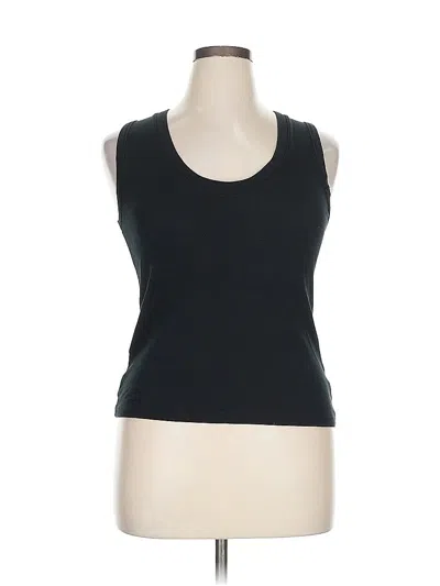 Pre-owned A New Day Tank Top Black Halter Neckline Tops