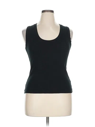 Pre-owned A New Day Tank Top Black Halter Neckline Tops