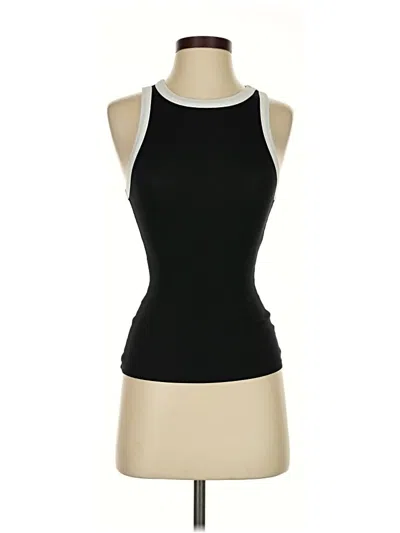 Pre-owned A New Day Tank Top Black Halter Neckline Tops