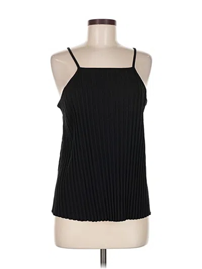 Pre-owned A New Day Tank Top Black Halter Neckline Tops