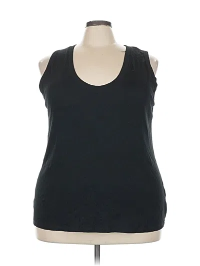 Pre-owned A New Day Tank Top Black Halter Neckline Tops