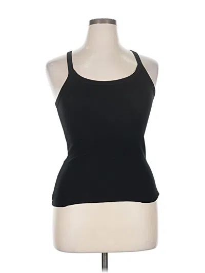 Pre-owned A New Day Tank Top Black Halter Neckline Tops