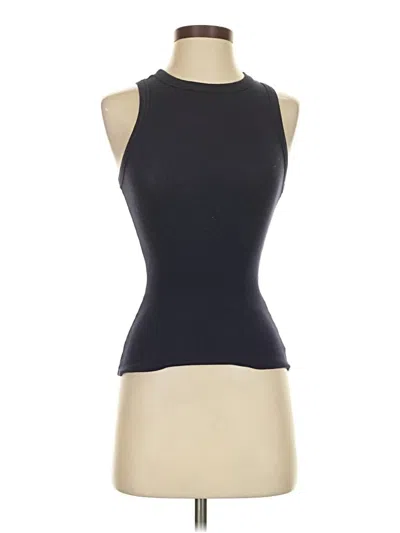Pre-owned A New Day Tank Top Black Halter Neckline Tops