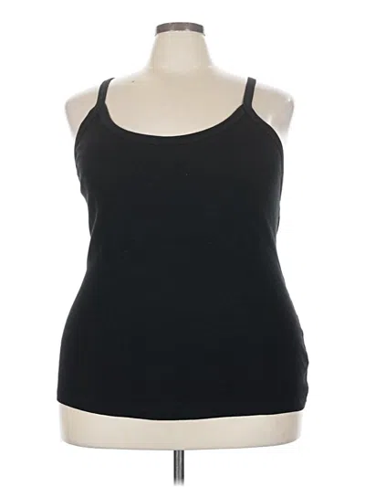 Pre-owned A New Day Tank Top Black Halter Neckline Tops