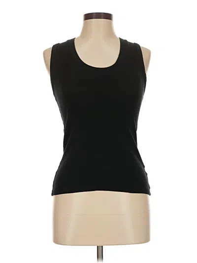 Pre-owned A New Day Tank Top Black Halter Neckline Tops
