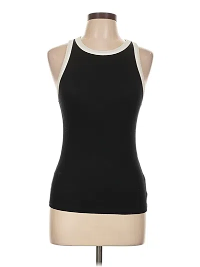 Pre-owned A New Day Tank Top Black Halter Neckline Tops