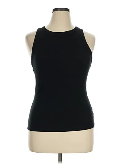 Pre-owned A New Day Tank Top Black Halter Neckline Tops