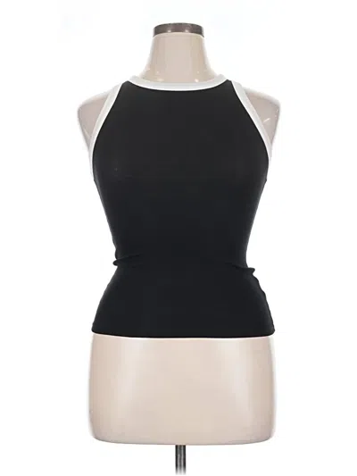 Pre-owned A New Day Tank Top Black Halter Neckline Tops