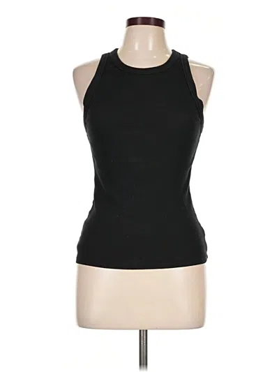 Pre-owned A New Day Tank Top Black Halter Neckline Tops