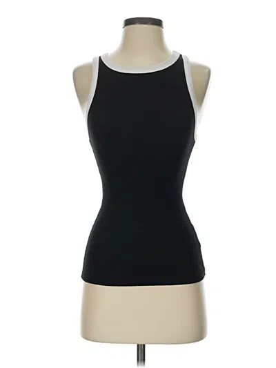 Pre-owned A New Day Tank Top Black Halter Neckline Tops