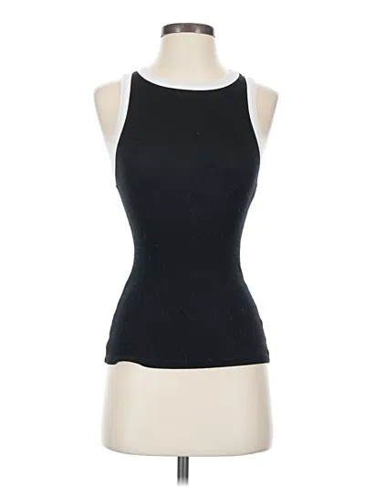 Pre-owned A New Day Tank Top Black Halter Neckline Tops