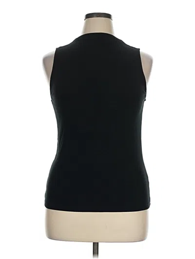 Pre-owned A New Day Tank Top Black Halter Neckline Tops
