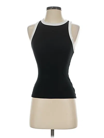 Pre-owned A New Day Tank Top Black Halter Neckline Tops