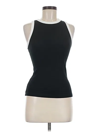 Pre-owned A New Day Tank Top Black Halter Neckline Tops