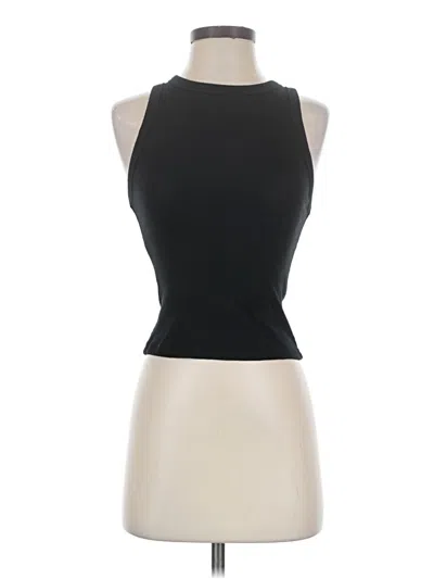 Pre-owned A New Day Tank Top Black Halter Neckline Tops