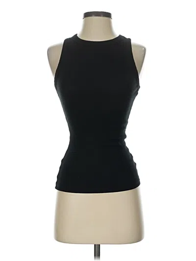 Pre-owned A New Day Tank Top Black Halter Neckline Tops