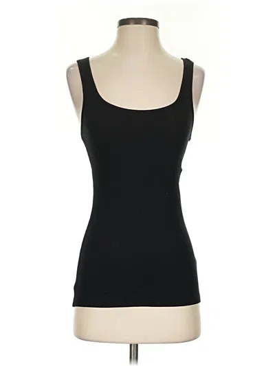A New Day Tank Top Black Square Neckline Tops