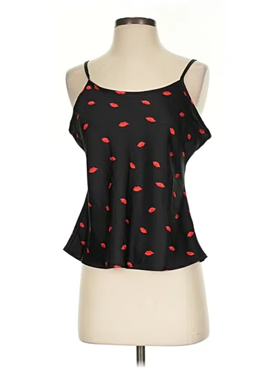 Pre-owned A New Day Tank Top Black Sweetheart Neckline Tops