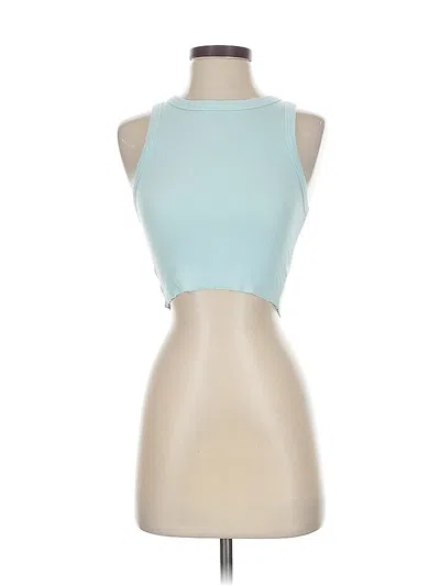 Pre-owned A New Day Tank Top Blue Halter Neckline Tops