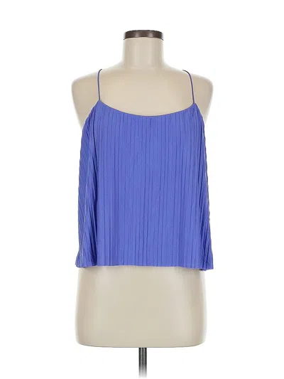 Pre-owned A New Day Tank Top Blue Halter Neckline Tops