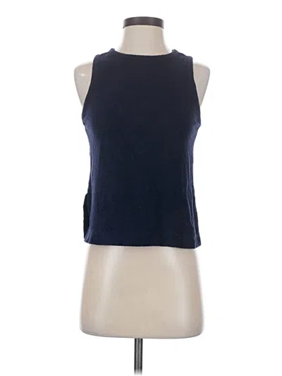 Pre-owned A New Day Tank Top Blue Halter Neckline Tops