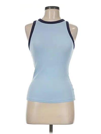 Pre-owned A New Day Tank Top Blue Halter Neckline Tops