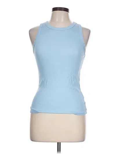 Pre-owned A New Day Tank Top Blue Halter Neckline Tops