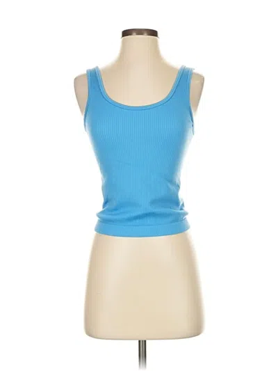 Pre-owned A New Day Tank Top Blue Strapless Neckline Tops