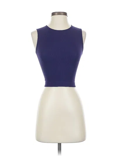 Pre-owned A New Day Tank Top Blue Strapless Neckline Tops