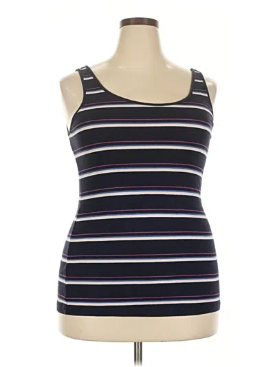 Pre-owned A New Day Tank Top Blue Strapless Neckline Tops