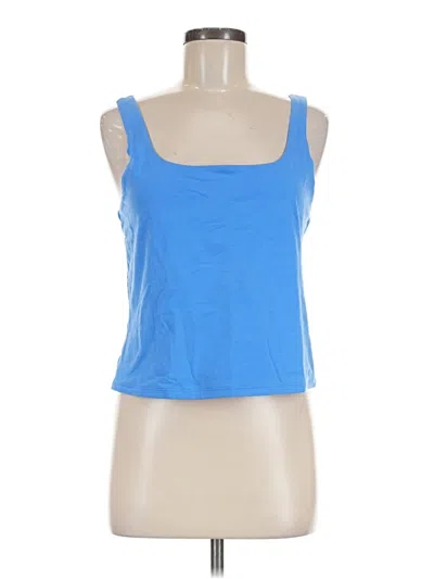 Pre-owned A New Day Tank Top Blue Strapless Neckline Tops