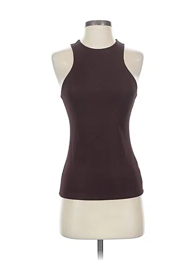 Pre-owned A New Day Tank Top Brown Halter Neckline Tops