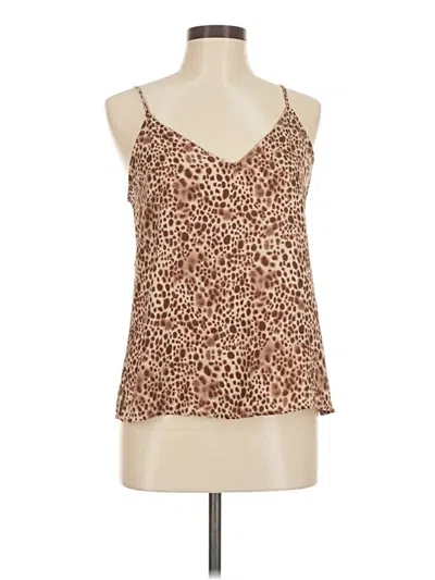 Pre-owned A New Day Tank Top Brown Halter Neckline Tops
