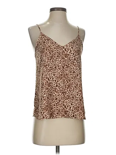 Pre-owned A New Day Tank Top Brown Halter Neckline Tops