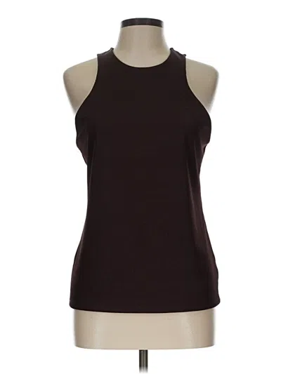 Pre-owned A New Day Tank Top Brown Halter Neckline Tops