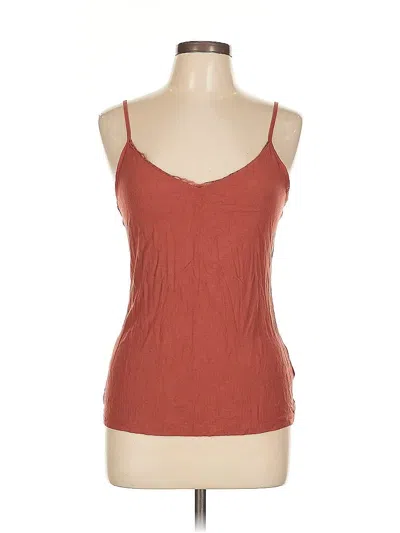 Pre-owned A New Day Tank Top Brown Sweetheart Neckline Tops