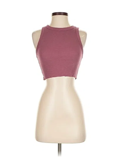 Pre-owned A New Day Tank Top Burgundy Halter Neckline Tops