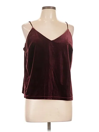 Pre-owned A New Day Tank Top Burgundy Halter Neckline Tops