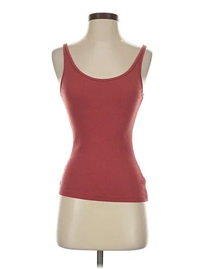 Pre-owned A New Day Tank Top Burgundy Strapless Neckline Tops