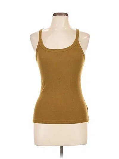 Pre-owned A New Day Tank Top Gold Halter Neckline Tops