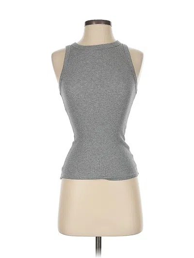Pre-owned A New Day Tank Top Gray Halter Neckline Tops